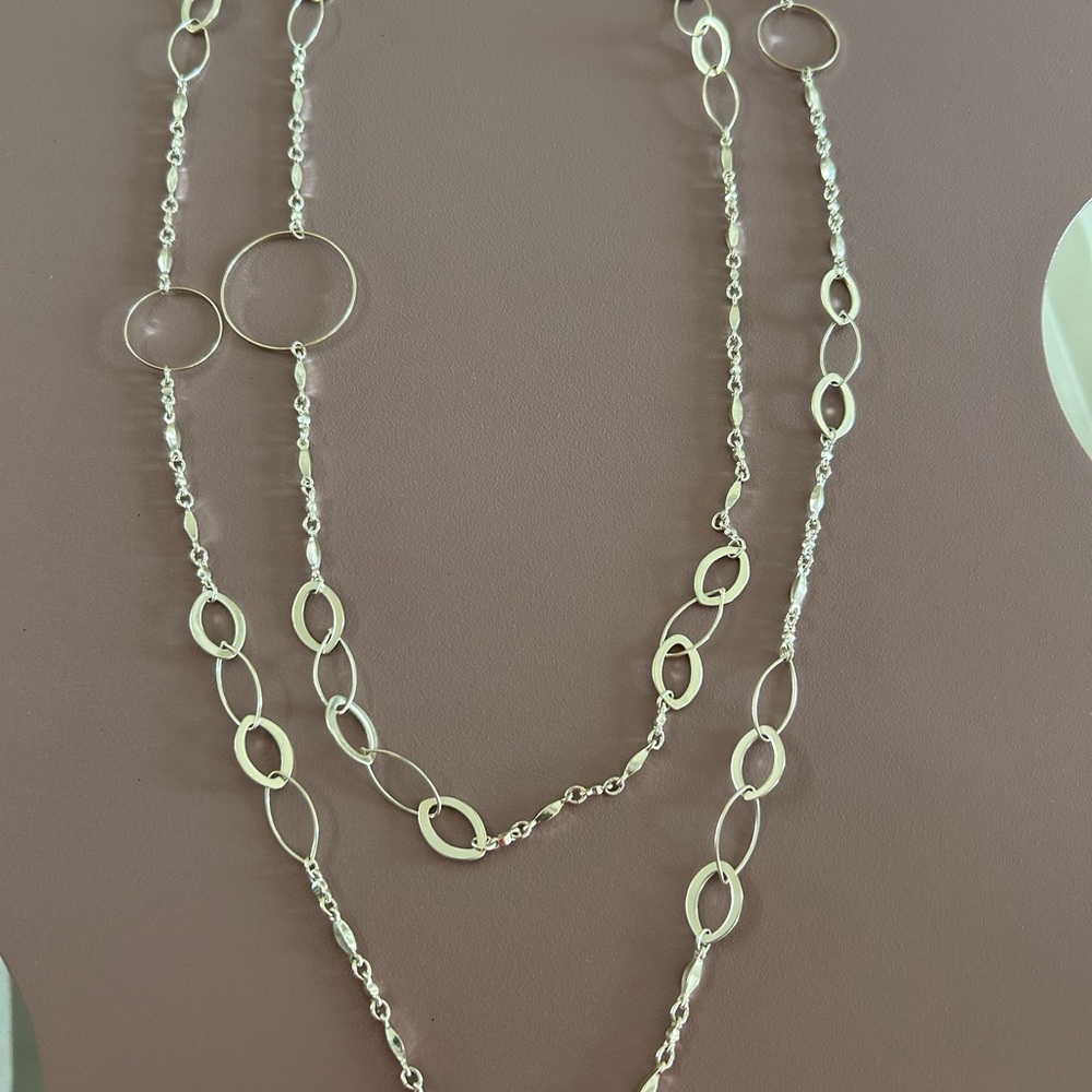 Elegant Silver Chain Necklace